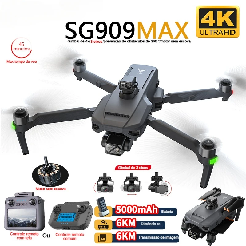 Drone Aerial Photography - ZLL SG909 SG909MAX Drone professionnel avec