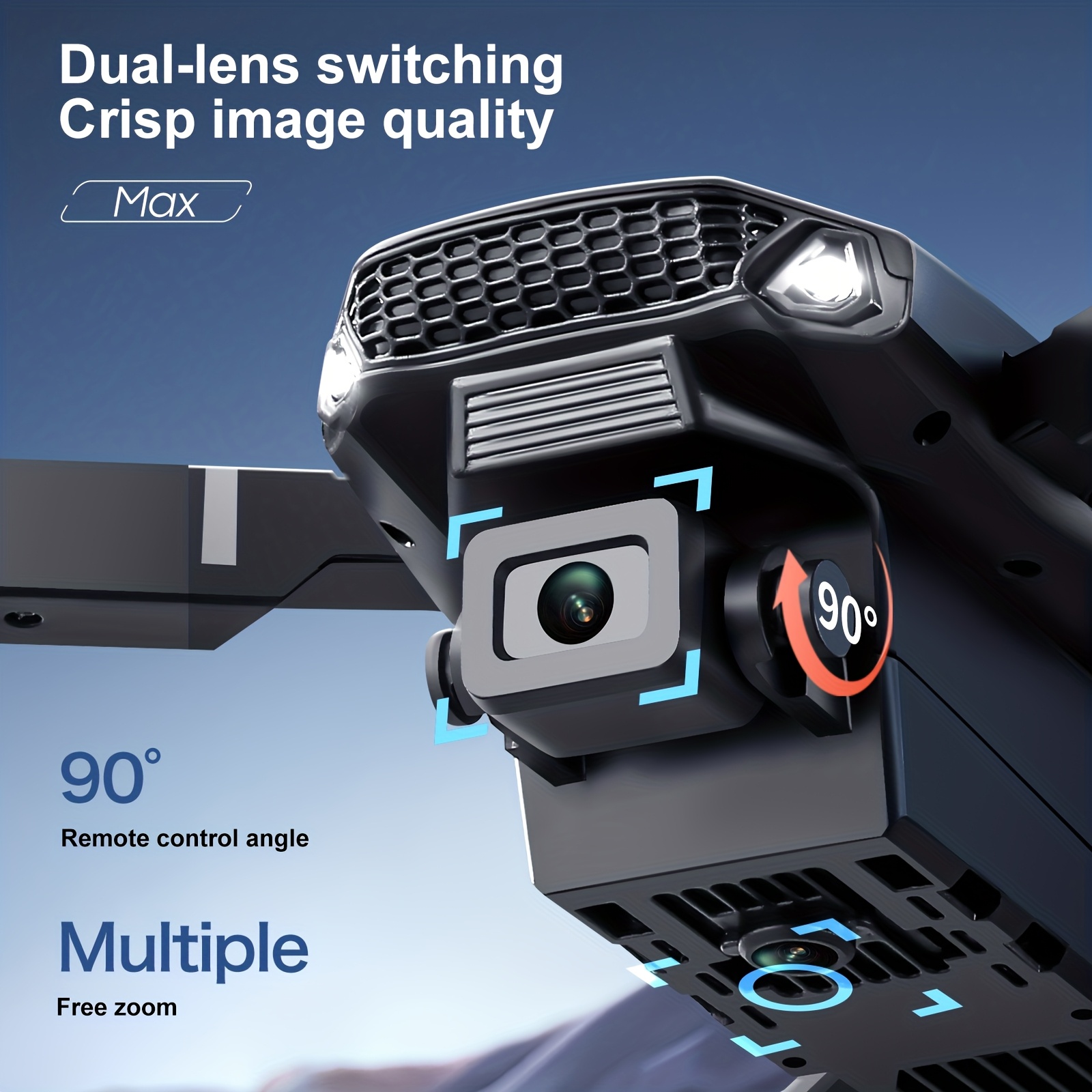 Drone pliable E88 PRO MAX amél - Drone Aerial Photography avis et prix